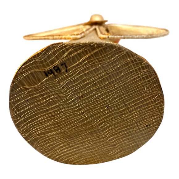 Vintage Straw Angels – 1986 & 1987 Set of 2 Handmade Corn Husk Figurines with Ri - Picture 3 of 7